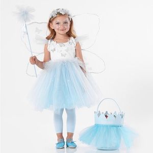 NWT Pottery Barn Kids Magical Fairy Costume Blue 3T